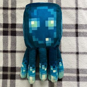 Minecraft glow squid pillow buddy plush